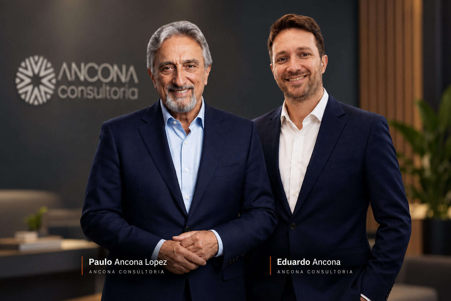Paulo Ancona Lopez e Eduardo Ancona, sócios da Ancona Consultoria